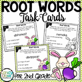 Root Word Task Cards 2nd Grade ELA Vocabulary Activities T