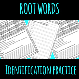 Root Word Worksheets