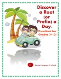 Root Words and Prefixes - Daily Practice for the Entire Sc