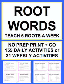 Preview of Root Words