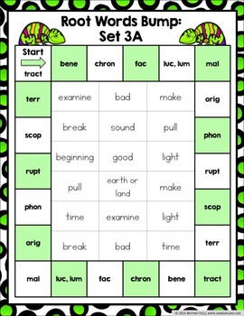 root words games activities preview