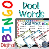Root Words Digital Bingo Game