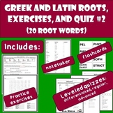 Greek & Latin Root Words for Middle School (and HS)  #2: A