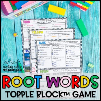 Preview of Root Words Game