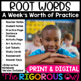 Root Words Lesson, Practice & Assessment | Print & Digital