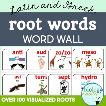 Root Words: Posters, Word Walls, & Handouts by Biology Roots | TpT