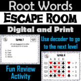 Greek and Latin Root Words Activity Escape Room (Vocabulary Game)