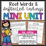 Root Words and Inflectional Endings - s, ed, ing- Great fo