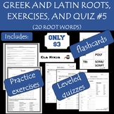 Greek & Latin Root Words for Middle School (and HS)  #5: A