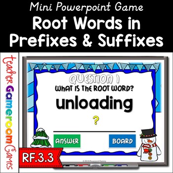 Preview of Root Words in Prefixes and Suffixes Mini Game