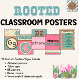 Rooted Cactus Theme Classroom Poster Pack 46 Digital Insta