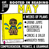 Rooted in Reading 1st Grade May Lesson Plans for Comprehension Grammar Phonics