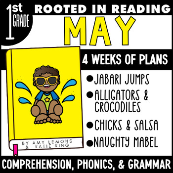 Preview of Rooted in Reading 1st Grade May Lesson Plans for Comprehension Grammar Phonics