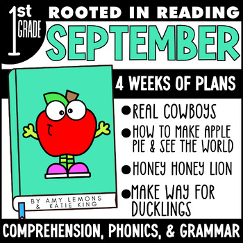 Preview of Rooted in Reading 1st Grade September Lesson for Comprehension Grammar Phonics