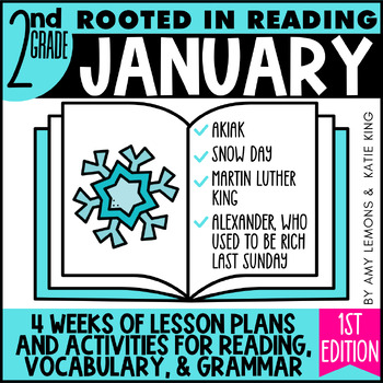 Preview of Rooted in Reading 2nd Grade- January Reading Lessons and Comprehension