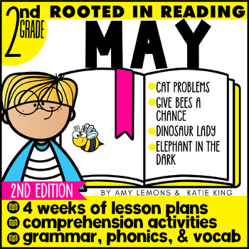 Preview of Rooted in Reading 2nd Grade May Reading Comprehension & Grammar Lesson Plans