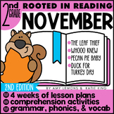 Rooted in Reading 2nd Grade | November Reading Comprehensi