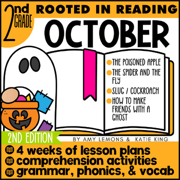 Preview of Rooted in Reading 2nd Grade October Comprehension Activities & Fall Reading