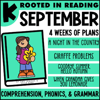 Preview of Rooted in Reading Kinder September Reading Comprehension for Fall Reading