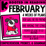 Rooted in Reading February Comprehension for Kindergarten 
