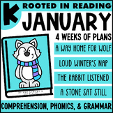 Rooted in Reading Kindergarten January: Read Aloud Lessons and Activities