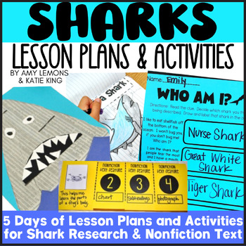 Preview of Rooted in Reading:  SHARKS | Shark Nonfiction Reading | Shark Lesson Plans