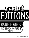 Rooted in Reading:  Special Editions Notebook Covers and Spines