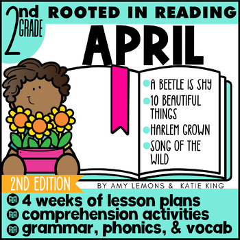 Preview of Rooted in Reading Spring 2nd Grade | April Read Aloud Comprehension & Activities