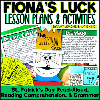 Preview of Rooted in Reading St. Patrick's Day Reading Comprehension for Fiona's Luck