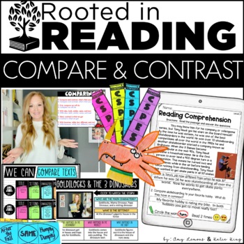 Preview of Rooted in Reading Comprehension for Comparing Fiction and Nonfiction Texts