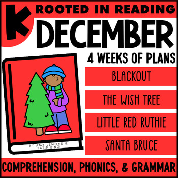 Preview of Rooted in Reading for Kindergarten | December Reading Comprehension