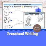 Pre Writing Packet for Preschool | Farm Themed