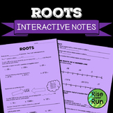 Square Roots and Cube Roots Guided Notes