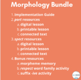 Roots PORT + SPECT (and more!) Morphology Bundle