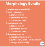 Roots TRACT + RUPT (and more!) Morphology Bundle