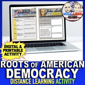 Preview of Roots of American Democracy | Digital Learning Activity