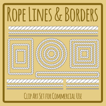 rope clipart border