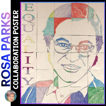 Preview of Rosa Parks Collaborative Poster |  Great Women's History Month Activity