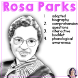 Rosa Parks Adapted Biography and Language Activities