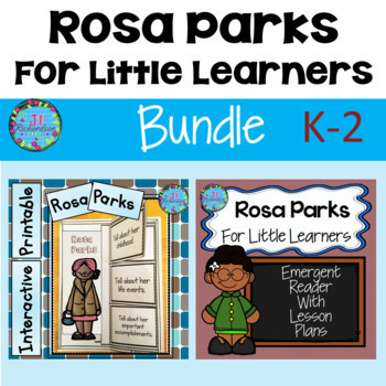 Preview of Rosa Parks Black History Month Kindergarten First Second Grade ESL