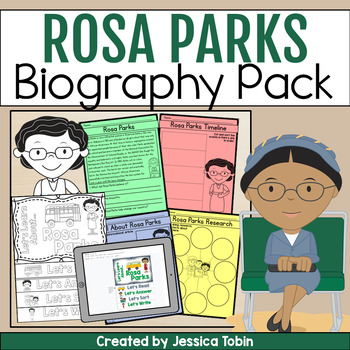 Preview of Rosa Parks Biography Graphic Organizer - Black History Month Activities