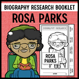 Rosa Parks Biography Research Booklet