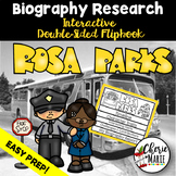Rosa Parks Black History Biography Research Report Flipbbook 