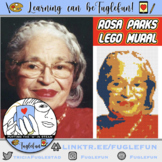 Rosa Parks Black History Lego Mural