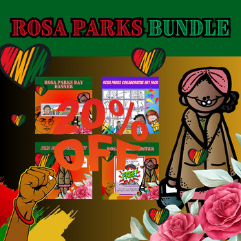 Preview of Rosa Parks Bundle  - Black History Month and valentine's day