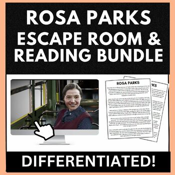 Preview of Rosa Parks Bundle (Escape Room/Differentiated Reading Passages)