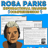 Rosa Parks :Civil Rights Movement Informational Reading Pa