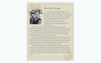 Preview of Rosa Parks & Claudette Colvin Activities