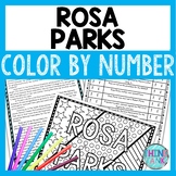 Rosa Parks Color by Number, Reading Passage and Text Marking