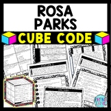 Rosa Parks Cube Stations - Reading Comprehension Activity 